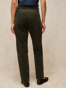 Twister Cord Trouser - Khaki Green