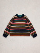 Florence Stripe Jumper - Navy Multi