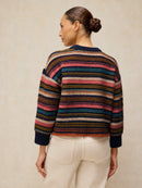 Florence Stripe Jumper - Navy Multi