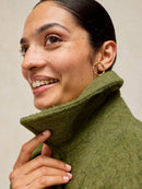 Kelsey Wool Blend Coat - Mid Green