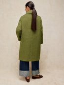 Kelsey Wool Blend Coat - Mid Green