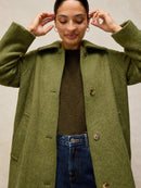 Kelsey Wool Blend Coat - Mid Green
