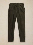 Twister Cord Trouser - Khaki Green