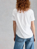 Annie Double Cloth Shirt - Brillant White