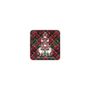 Christmas Tartan Set of 6 Coasters