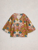 Matilda Top - Green Multi