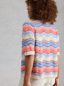 Isabella Wavy Cardigan - Multicolour