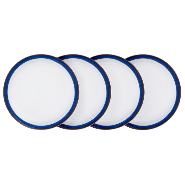 Imperial Blue 4 Piece Dinner Plate Set