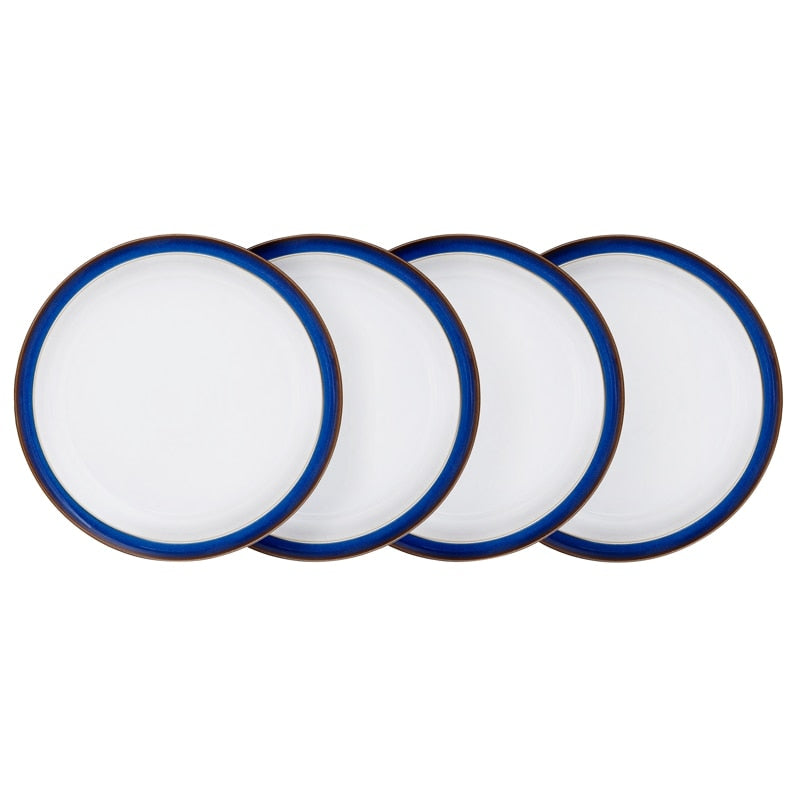 Imperial Blue 4 Piece Dinner Plate Set