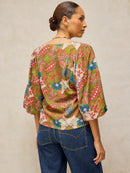 Matilda Top - Green Multi