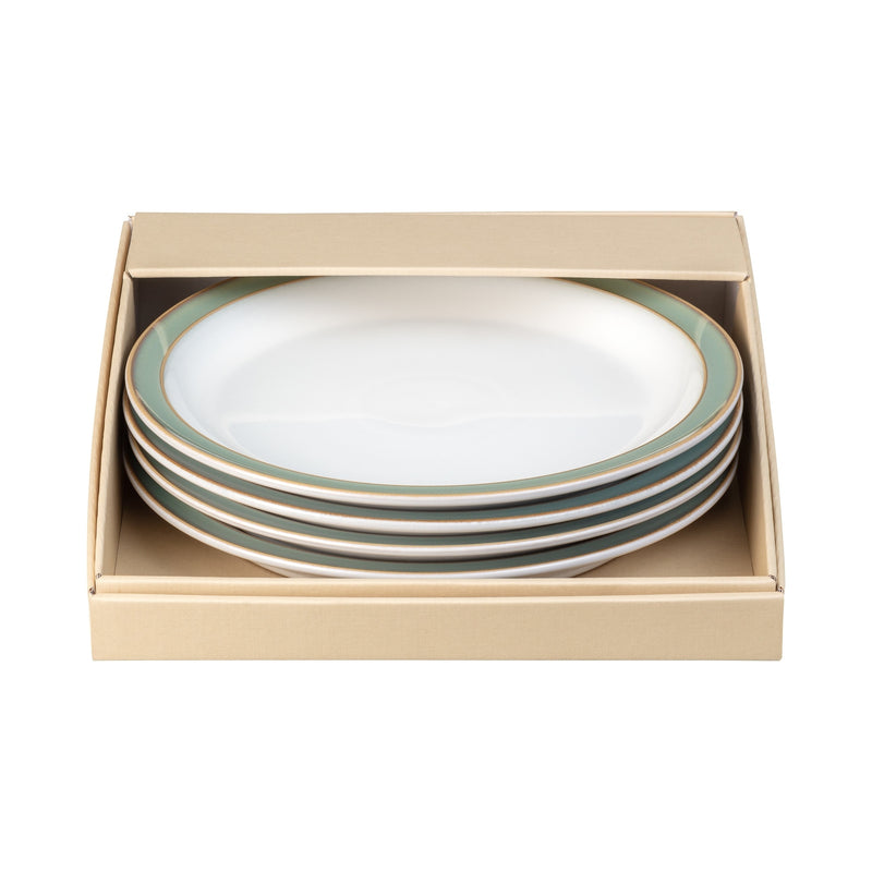 Regency Green 4 Piece Dinner Plate Set