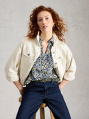 Annie Jersey Shirt - Blue Print