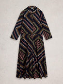 Rua Jersey Dress - Navy Multi