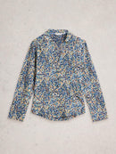Annie Jersey Shirt - Blue Print