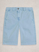 Heidi Chino Shorts - Light Blue
