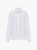 Mila 3D Floral Shirt - Summer White