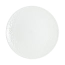 Carve White Medium Plate