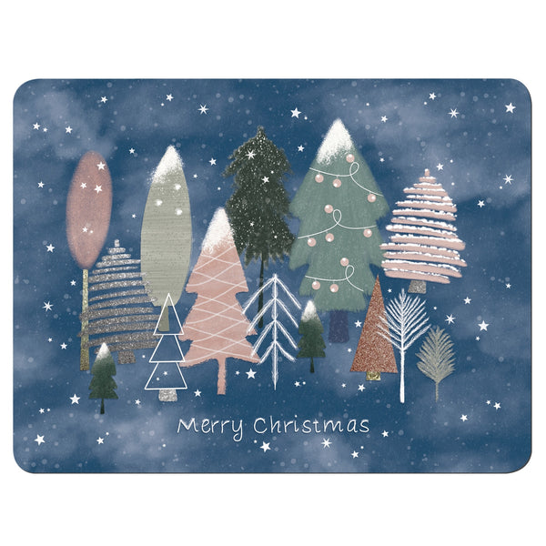 Christmas Trees Set of 6 Placemats