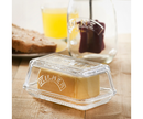 Glass Butter Dish And Lid