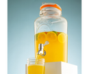 Clip Top Round Drinks Dispenser 5 Litre