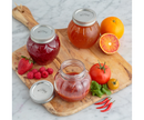 Orange Fruit Preserve Jar 0.4 Litre