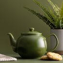 6 Cup Teapot - Olive Green
