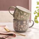 In The Meadow Blue Daisy Mug