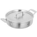 Culinary FivePly Uncoated Shallow Casserole with Lid - 24CM