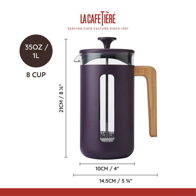 Pisa 8 Cup Cafetiere - Purple