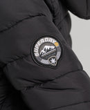 Fuji Hood Mid Len Puffer Jacket - Black