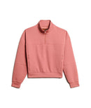 SportTech Relaxed 1/2 Zip Sweat - Withered Rose
