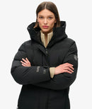 City Chevron Padded Ll Jacket - Black