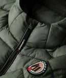 Hooded Fuji Mid Padded Jacket - Stormy Weather Blue