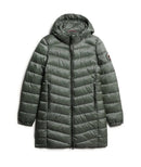 Hooded Fuji Mid Padded Jacket - Stormy Weather Blue