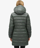 Hooded Fuji Mid Padded Jacket - Stormy Weather Blue