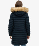 Fuji Faux Fur Hood Jacket - Eclipse Navy