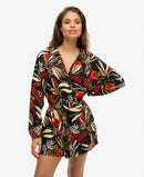 Vintage Beach Playsuit - I See You Print