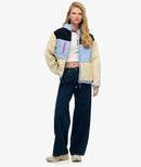 Hooded Fleece Jacket - Urban Cream