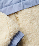 Hooded Fleece Jacket - Urban Cream