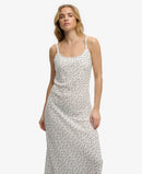 Printed Cami Maxi Dress - Off White Ditsy Floral
