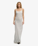 Printed Cami Maxi Dress - Off White Ditsy Floral