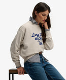 Beach Club Loose Sweatshirt - Oat Marl