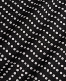 Print Cami Midi Dress - Black Dot Row Print