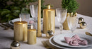 LED Pillar Candle 10cm - Gold
