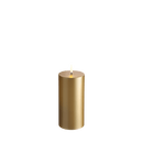 LED Pillar Candle 15cm - Gold