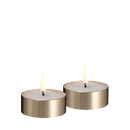 LED Maxi Tealight - Metal Brass
