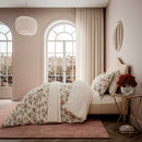 Peony Blossom Duvet Cover Set - Blush & Jade