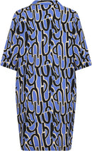 Valera 3 Abstract Print Tunic - Amparo Blue Combi