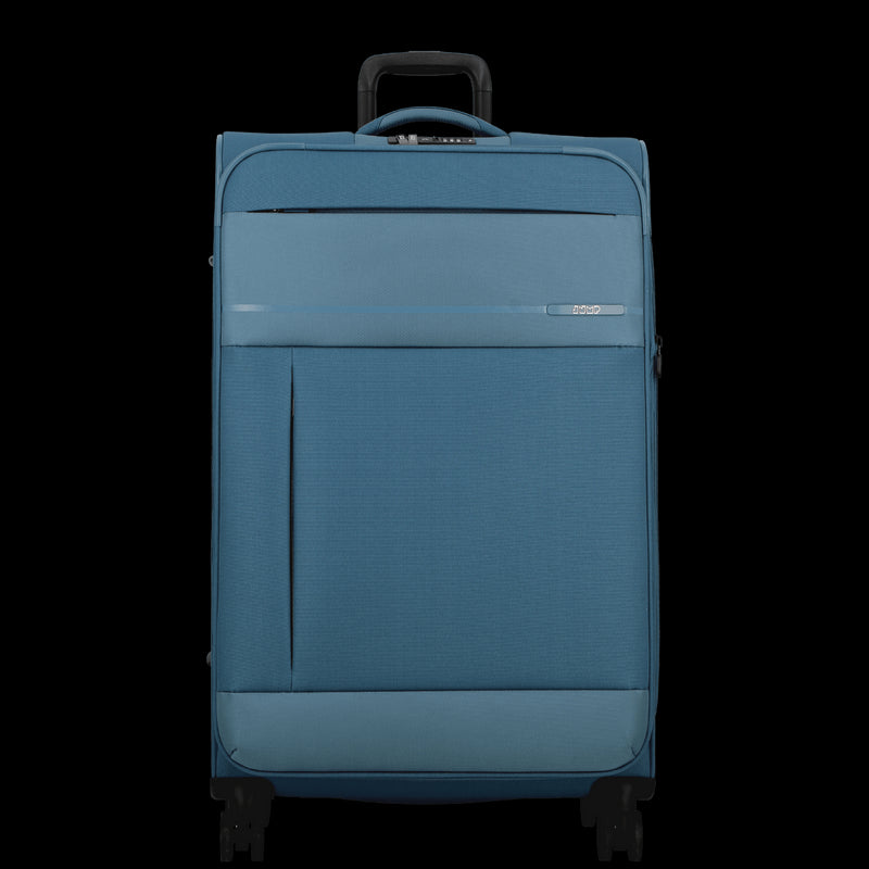 Monthelys 78cm Expanding Spinner Case - Blue