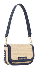 Demetra Shoulder Bag - Natural & Blue